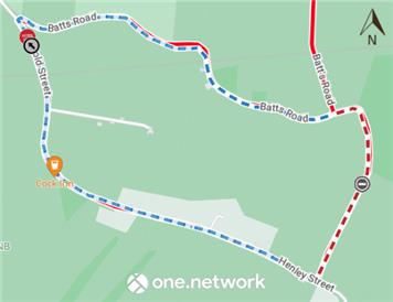  - Temporary Road Closure - Batts Road Junction Of Gold Street To Junction With Henley Street, Cobham  - 1st March 2023