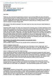 Cobham Traffic Plan
