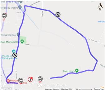  - Temporary Road Closure - Hermitage Road, Higham - 26th July 2021 for 1 day